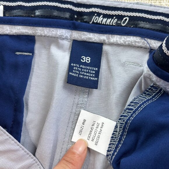 Johnnie-o men's Sz 38 Gray performance Golf Short - Picture 8 of 8